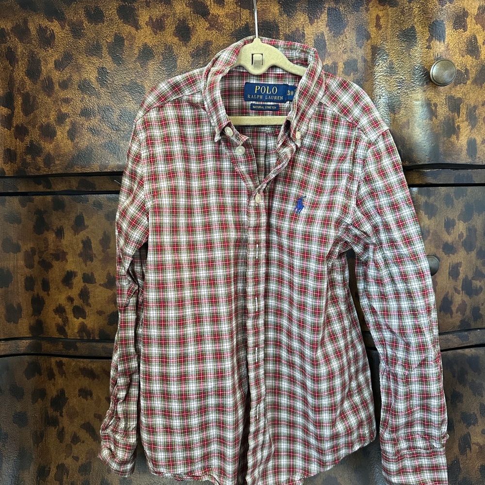 Polo Ralph Lauren Holiday Tartan Plaid Dress Shirt